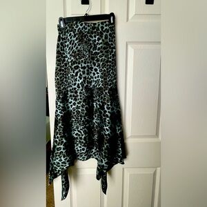 Beautiful leopard print skirt.